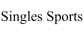 SINGLES SPORTS