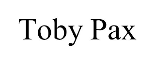 TOBY PAX