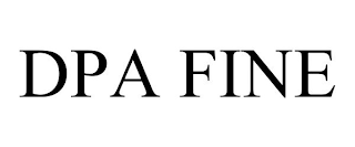 DPA FINE