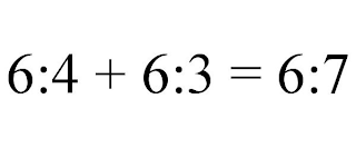 6:4 + 6:3 = 6:7