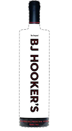 THE ORIGINAL BJ HOOKER'S HANDMADE PREMIUM VODKA HOUSTON · TEXAS