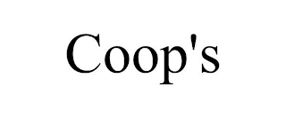 COOP'S