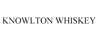 KNOWLTON WHISKEY