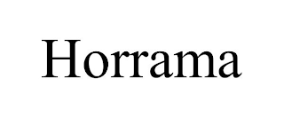 HORRAMA
