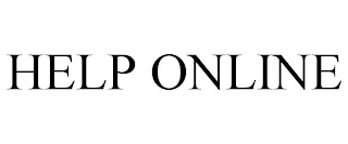 HELP ONLINE
