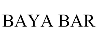 BAYA BAR