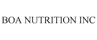 BOA NUTRITION INC