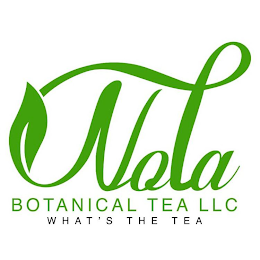 NOLA BOTANICAL TEA LLC WHAT'S THE TEA