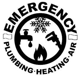 EMERGENCY PLUMBING · HEATING · AIR