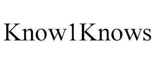 KNOW1KNOWS