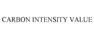 CARBON INTENSITY VALUE