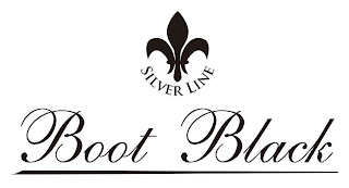 BOOT BLACK SILVER LINE