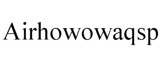 AIRHOWOWAQSP