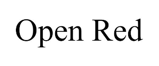 OPEN RED