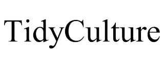 TIDYCULTURE