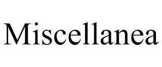 MISCELLANEA