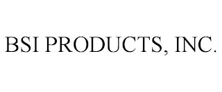 BSI PRODUCTS, INC.