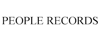 PEOPLE RECORDS