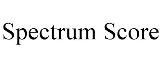 SPECTRUM SCORE