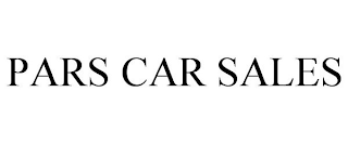 PARS CAR SALES