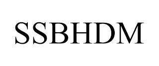 SSBHDM