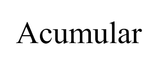 ACUMULAR