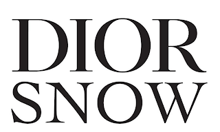 DIOR SNOW