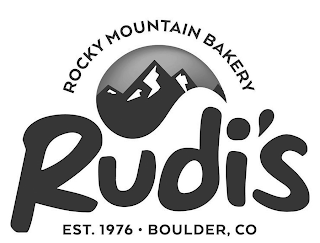 RUDI'S ROCKY MOUNTAIN BAKERY EST. 1976 · BOULDER, CO