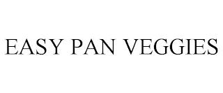 EASY PAN VEGGIES