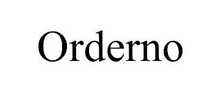 ORDERNO