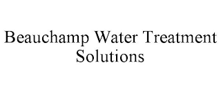 BEAUCHAMP WATER TREATMENT SOLUTIONS