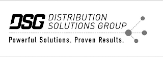 DSG DISTRIBUTION SOLUTIONS GROUP POWERFUL SOLUTIONS. PROVEN RESULTS.