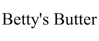 BETTY'S BUTTER