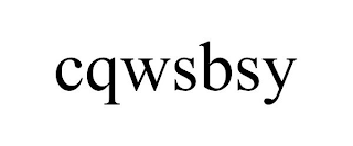 CQWSBSY