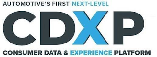 AUTOMOTIVE'S FIRST NEXT LEVEL CDXP CONSUMER DATA & EXPERIENCE PLATFORM