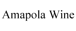 AMAPOLA WINE