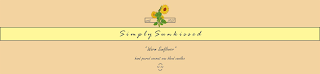 SIMPLYSUNKISSED ESTD 2022 "WARM SUNFLOWER" HAND POURED COCONUT WAX BLEND CANDLE 12.1 OZ