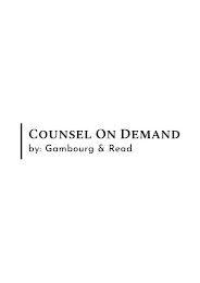 COUNSEL ON DEMAND BY: GAMBOURG & READ