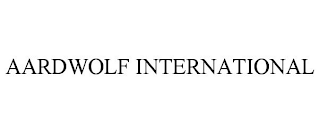 AARDWOLF INTERNATIONAL