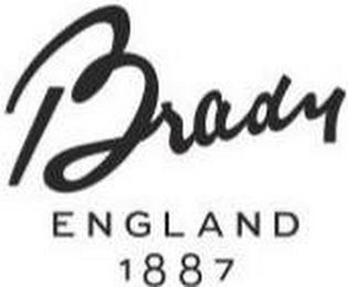 BRADY ENGLAND 1887