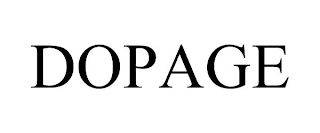 DOPAGE