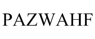 PAZWAHF