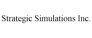 STRATEGIC SIMULATIONS INC.