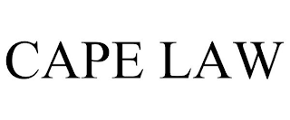 CAPE LAW