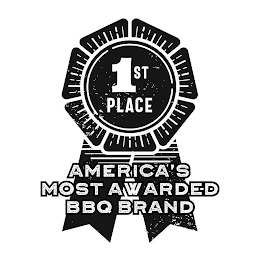 1ST PLACE AMERICA'S MOST AWARDED BBQ BRAND