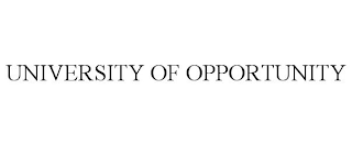 UNIVERSITY OF OPPORTUNITY