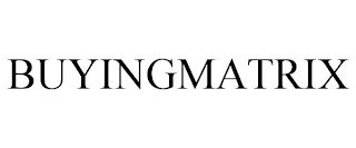 BUYINGMATRIX