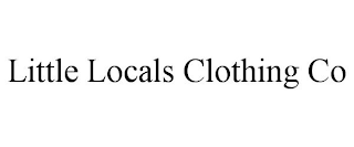 LITTLE LOCALS CLOTHING CO