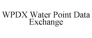 WPDX WATER POINT DATA EXCHANGE