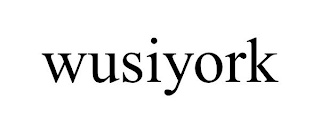 WUSIYORK